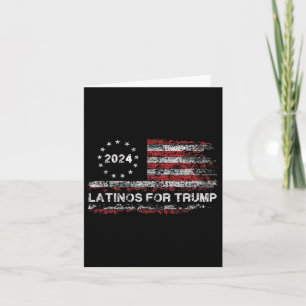 Carte Latinos Pour Trump 2024 - Élection Présidentielle
