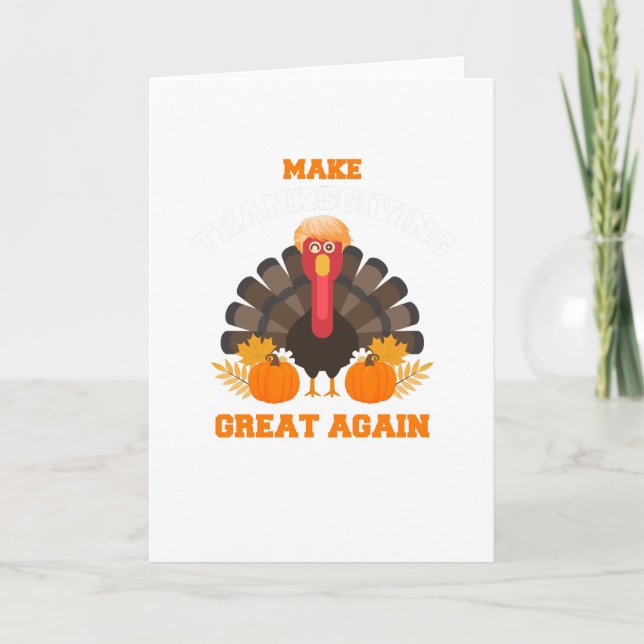 Carte L'atout de la Turquie rendent le thanksgiving (Devant)