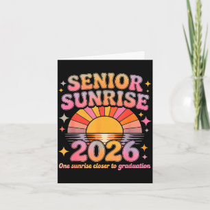 Carte L'aube senior 2026 bohème colorée lycée