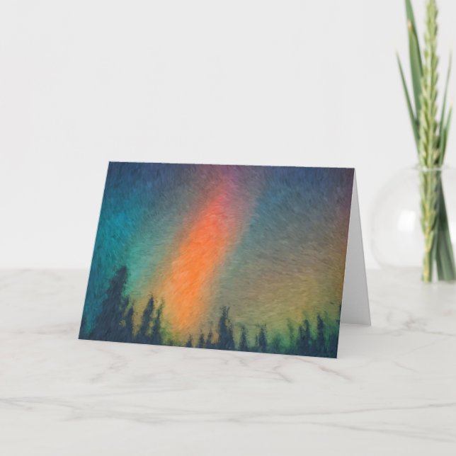 Carte L'aurore Borealis Van Gogh (Devant)