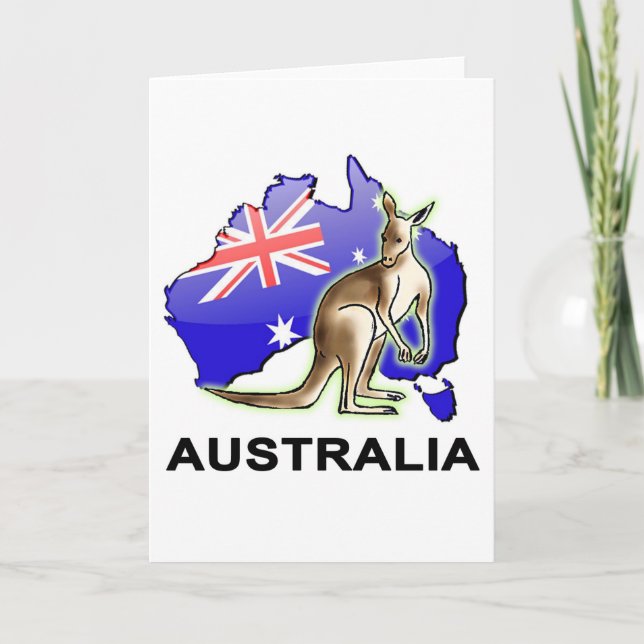 Carte L'Australie (Devant)