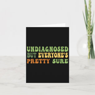 Carte L'Autisme Graphique Non Diagnostiqué, Mais Tout Le