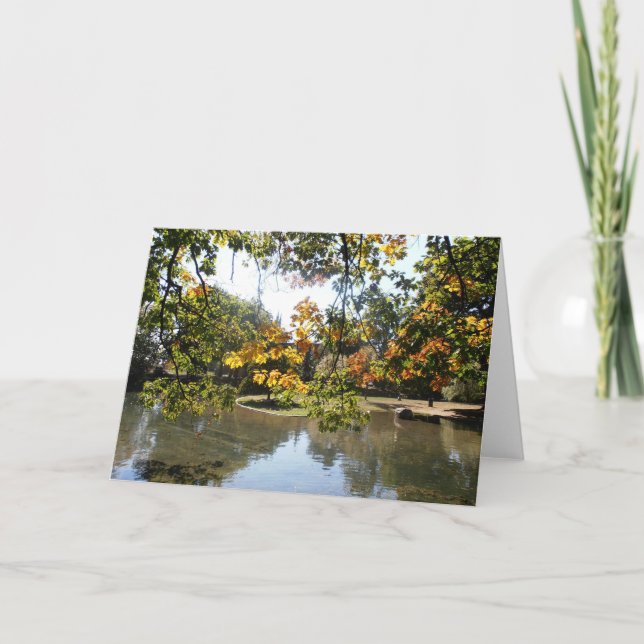 Carte L'automne à Montréal (Devant)