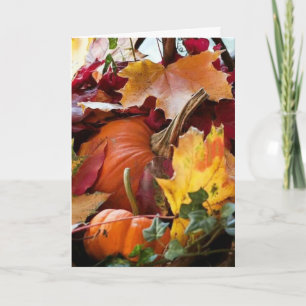 CARTE **L'AUTOMNE EST ENTENDU - L'ANNIVERSAIRE EST PROCH