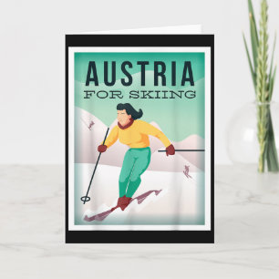 Carte L'Autriche pour le ski Pistensau & Skihaserl d