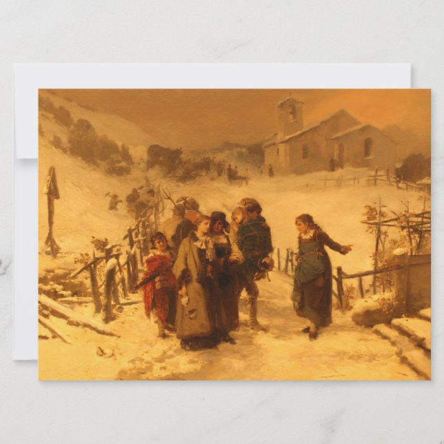 Carte L'avalanche (par Gerolamo Induno) (Devant)