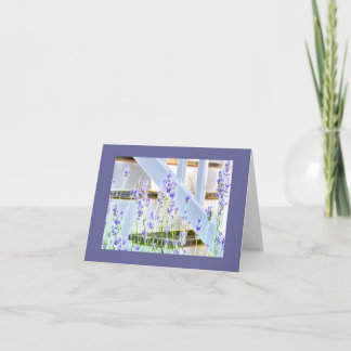 Carte Lavande aux escaliers