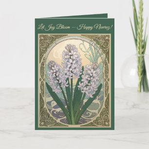 Carte Lavande Sonbol Nowruz Hyacinthe Harmonie