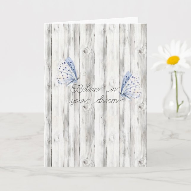 Carte Lavender Butterfly Dreams (Petite plante)