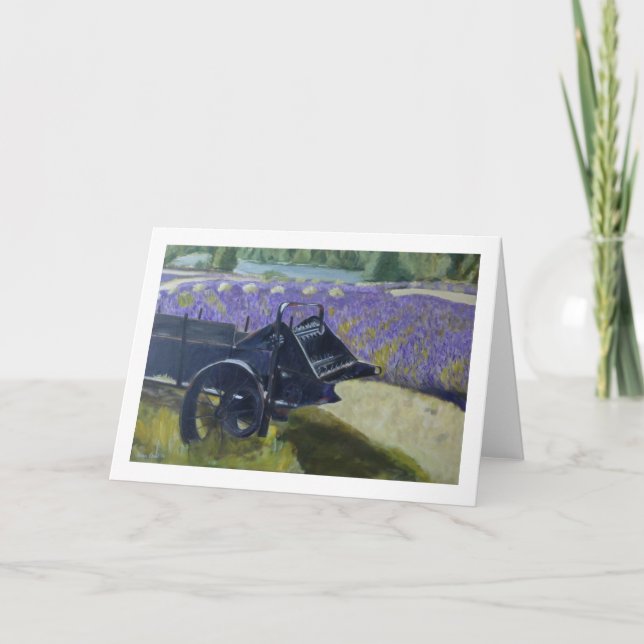 Carte "Lavender Field" par Trina Chow (Devant)