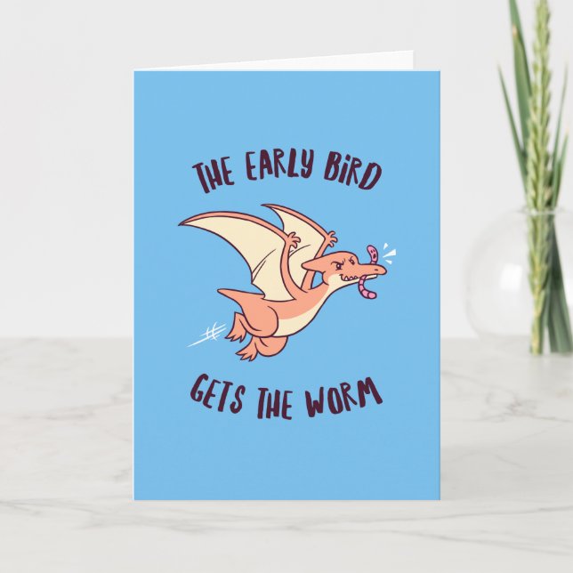 Carte L'avenir appartient à ceux qui se lèvent tôt (Devant)