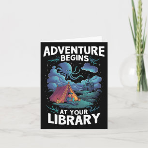 Carte L'Aventure Commence À Votre Bibliothèque Livre Ran