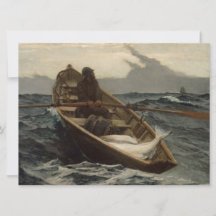 Carte L'avertissement de brouillard (par Winslow Homer)