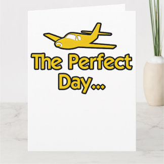 Carte L'avion du jour parfait