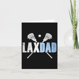 Carte Lax Papa Lacrosse Joueur Père Entraîneur Lax Bâton