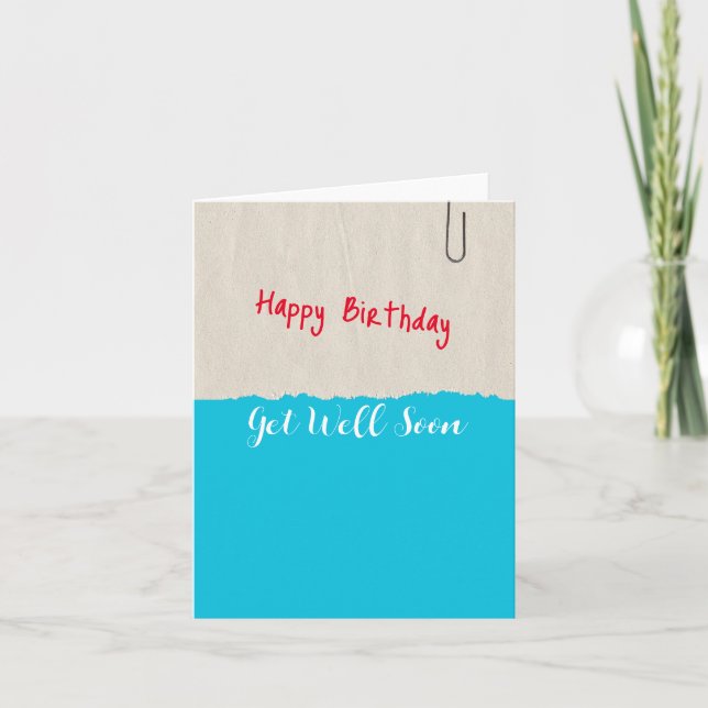 Carte Lazy Birthday Card (Devant)
