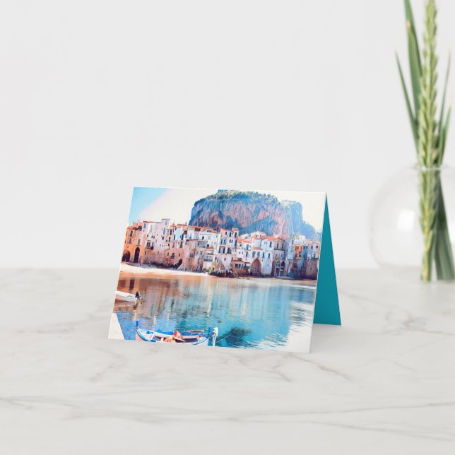 Carte ldp CEFALÙ - Sicile - plage - panorama (Devant)