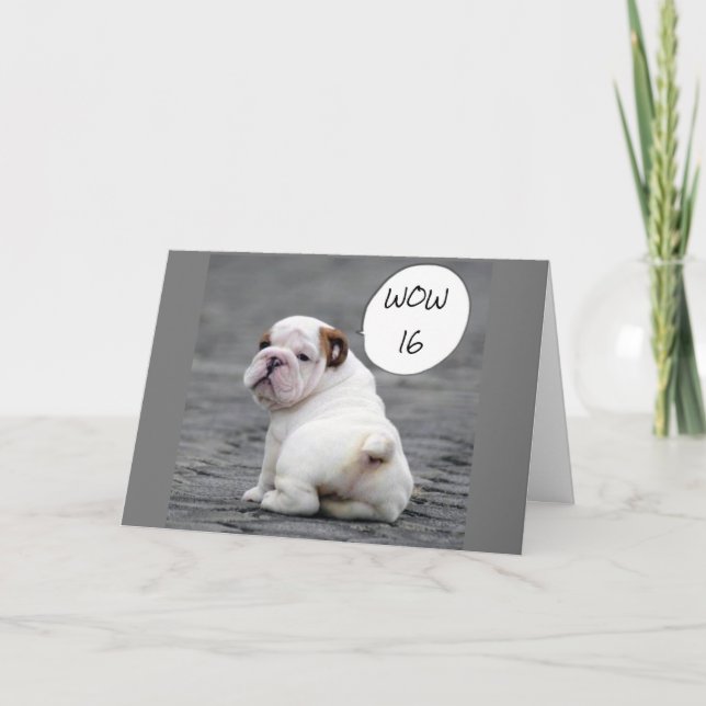 CARTE **LE 16 BRITANNIQUE DIT BULLDOG*** (Devant)