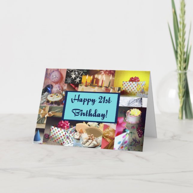 Carte Le 21e anniversaire (Devant)