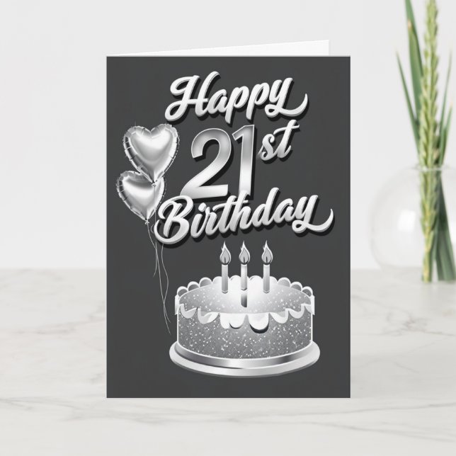 Carte Le 21e anniversaire (Devant)