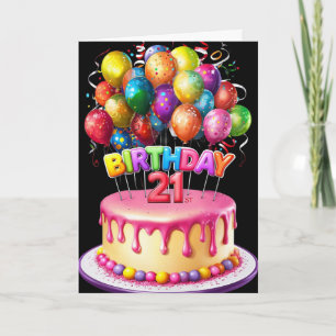 Carte Le 21e anniversaire