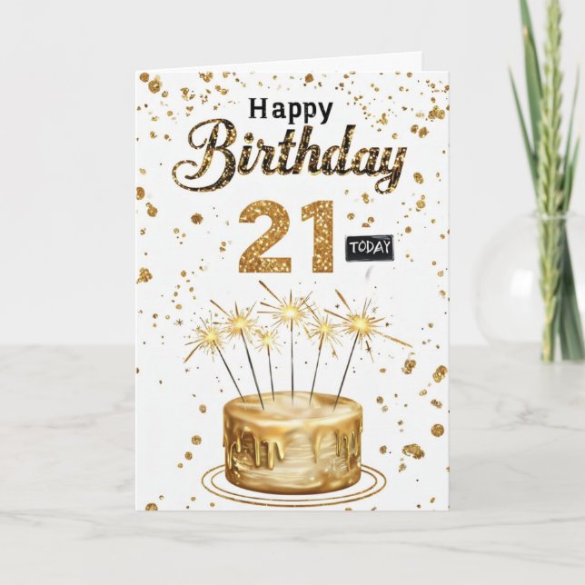 Carte Le 21e anniversaire (Devant)