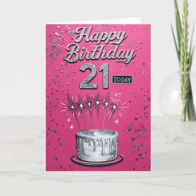 Carte Le 21e anniversaire (Devant)