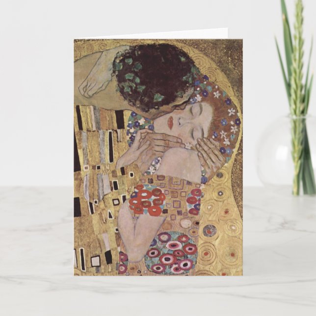 Carte Le baiser (Devant)