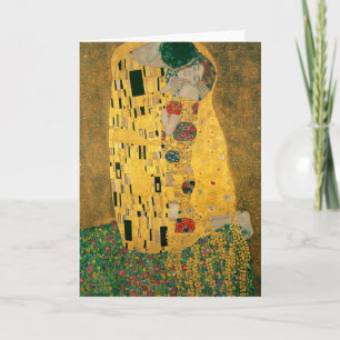 Carte Le Baiser - Gustav Klimt