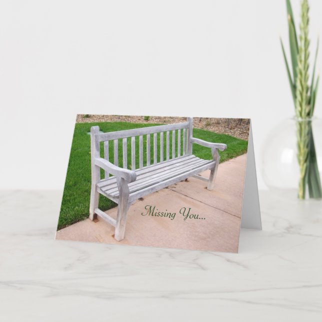 Carte Le Banc Solitaire (Devant)