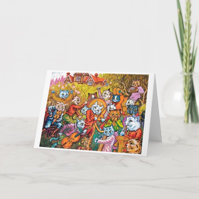 Carte Le Band Joue, Louis Wain (Devant)