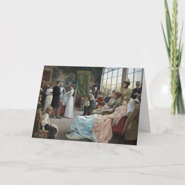 Carte Le baptême, 1892 (Devant)