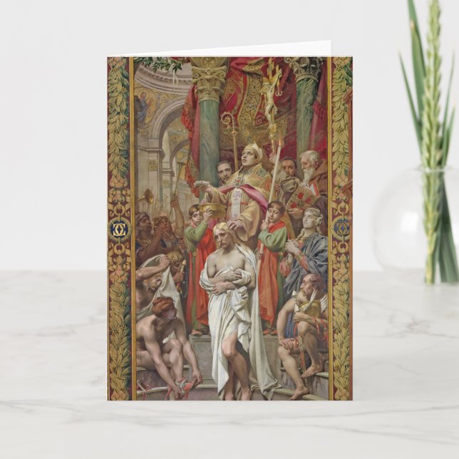 Carte Le baptême de Clovis I (Devant)