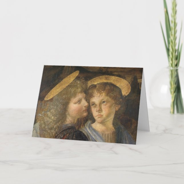 Carte Le baptême de Léonard de Vinci des anges du Christ (Devant)