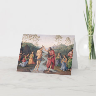 Carte Le baptême du Christ