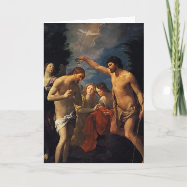CARTE LE BAPTISME DE JÉSUS (Devant)