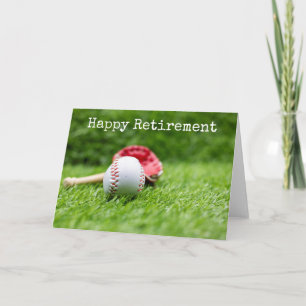 Carte Le baseball et la chauve-souris sont en retraite v