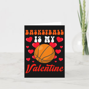 Carte Le Basket-Ball Est Mes Valentines Coeurs De Jour S