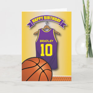 Cartes Basket Ball D Anniversaire Zazzle Fr