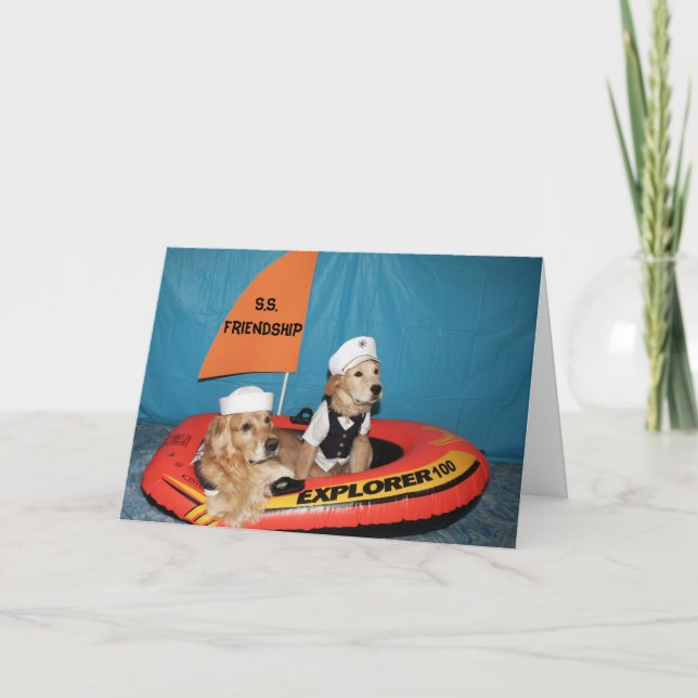 Carte Le bateau d'or d'amitié (Devant)