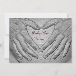 Carte Le bébé est arrivé