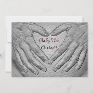 Carte Le bébé est arrivé