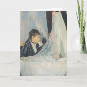 Carte Le Berceau par Morisot Vintage Bienvenue au Monde