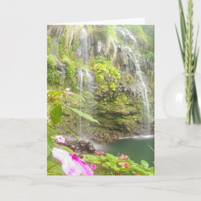 Carte Le bleu met Hana en commun Maui (Devant)