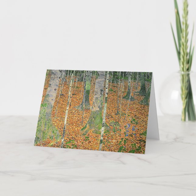 Carte Le bois de bouleau, 1903 (Devant)