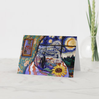 Carte Le bol de poisson de Van Gogh