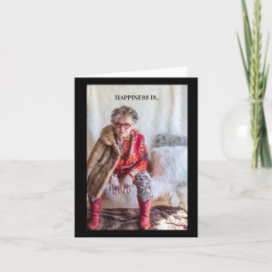 Carte Le bonheur n'a pas à régler le réveil CARD