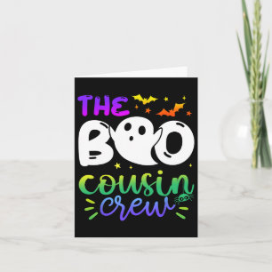 Carte Le Boo Cousin Crew Halloween Ghost Trick Treat Sq