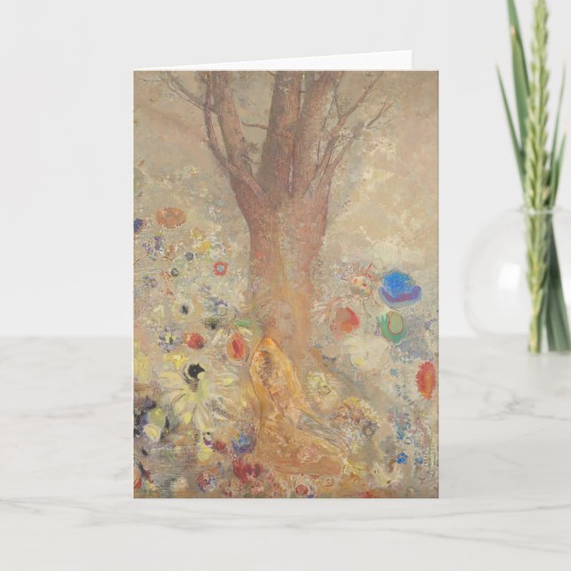 Carte Le Bouddha par Odilon Redon (Devant)
