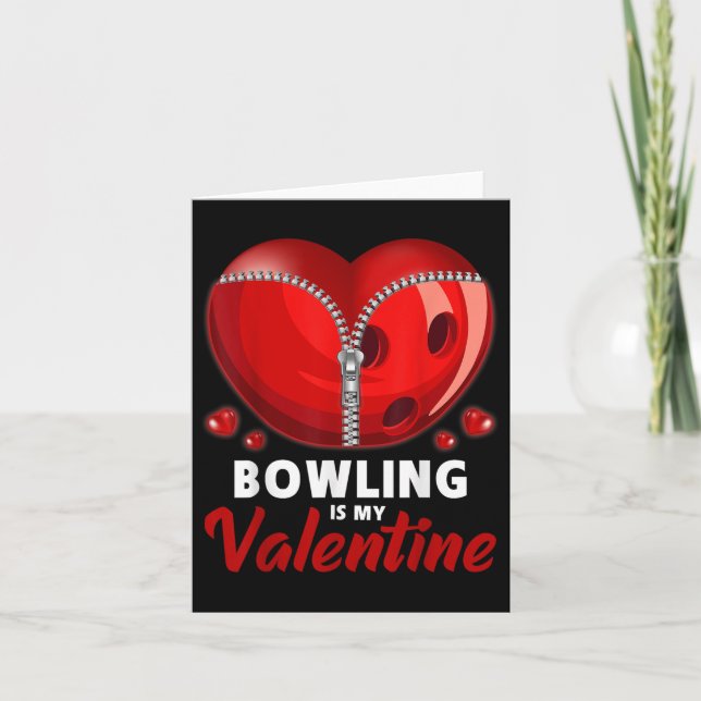 Carte Le Bowling Est Mon Bowling Ball De La Saint-Valent (Devant)